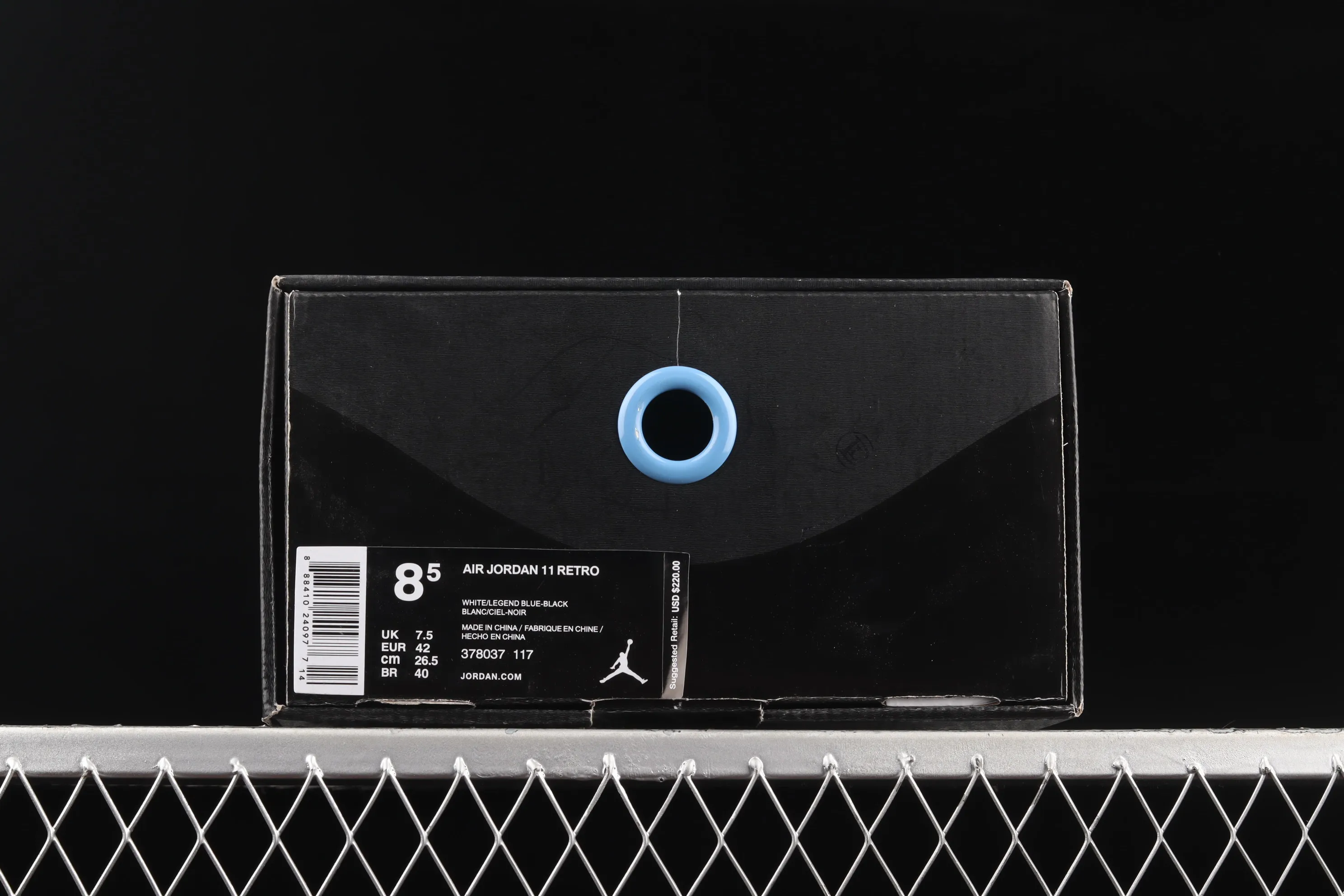All categories Air Jordan Jordan series basketball shoes Air Jordan 11 F version Air Jordan 11 Bred AJ11 Joe 11 legendary blue 378037-117